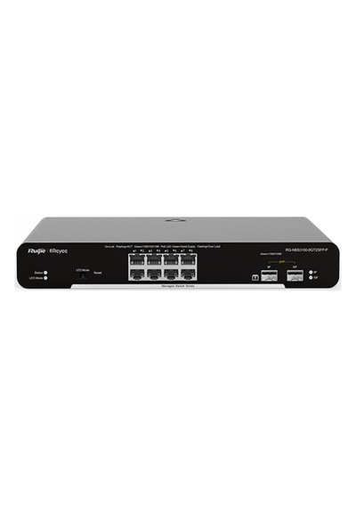 Reyee Rg Nbs3100 8Gt2Sfp P 8 Portlu. 10/100/1000 Gigabit. L2 Yöne