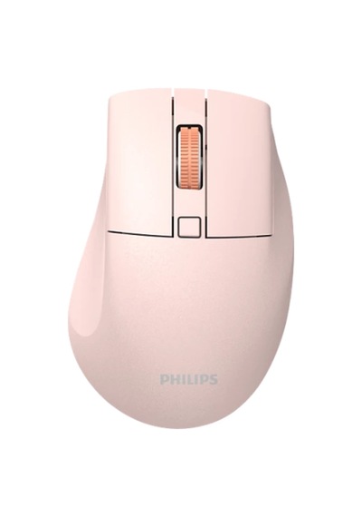 Phılıps Spk7528p, Sessiz, Pembe, Usb Nano 2,4gh Ve Bluetooth Kablosuz, 1600dpi, Optic, 3 Tuşlu, Ergo -