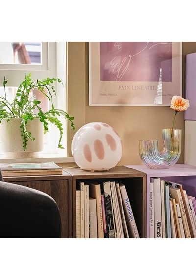 Ikea Fado Abajur, Pembe, 25 Cm