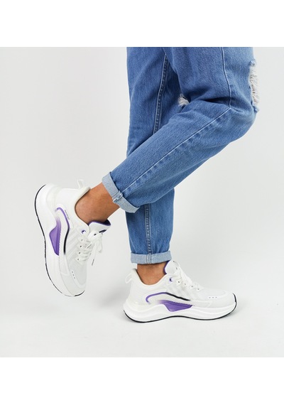 Gdt Ayakkabı Owndays Beyaz Renk Triko Köpük Taban Kadın Sneakers