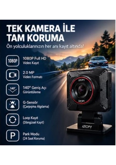 Izcp1 Araç İçi Kamera +  Park Modu