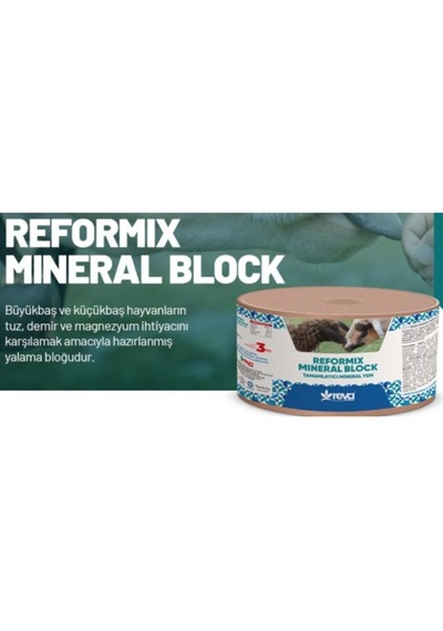 Reformix Mineral Block 3 Kg Mineralli Yalama Taşı 4'lü Paket