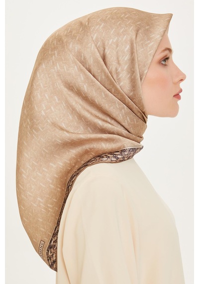 Armine İpek Eşarp 2025 Kış - 9230-05 Soft Camel Twill Soft Camel