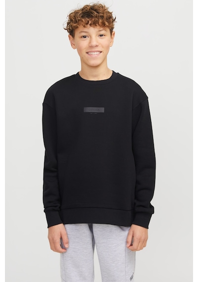 Jack & Jones Jjtaka Sweat Crew Neck Jn Siyah Erkek Çocuk Sweatshirt 000000000102257560 Siyah