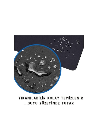 Gaming Oyuncu Gamer Mouse Pad, Kaymaz Taban Büyük Boy Large Ofis Tipi Mouse Ped, Fare Altlığı, Düz Masa Koruyucu K
