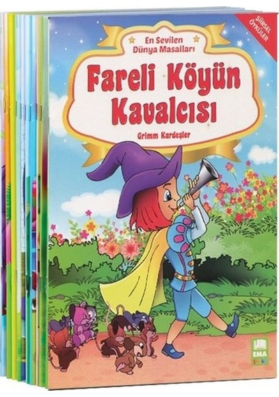 En Sevilen Dünya Masalları-10 Kitap Takım Büyük Boy- Ema Çocuk
