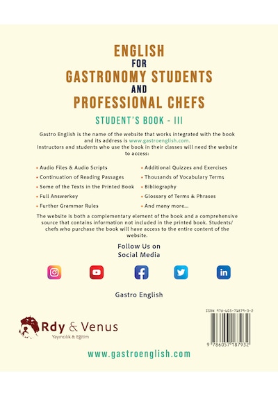 English For Gastronomy Students And Professional Chefs - Iıı