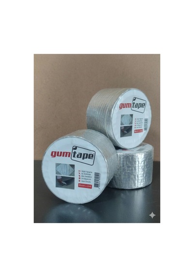 3adet 72mm X 2m Çatı İzolasyon Tamir Bant Su Sızdırmazlık Yalıtım Çamur Boru Sakız Bandı