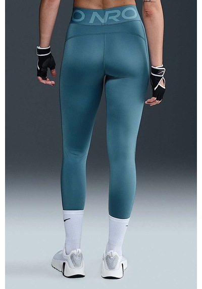 Nike Pro Sculpt Dri Fit High Rise Full Length Leggings Kadın Yüksek Bel Antrenman Tayt Açık Mavi