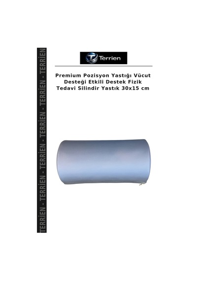 Premium Pozisyon Yastığı Vücut Desteği Etkili Destek Fizik Silindir Yastık 30x15 Cm