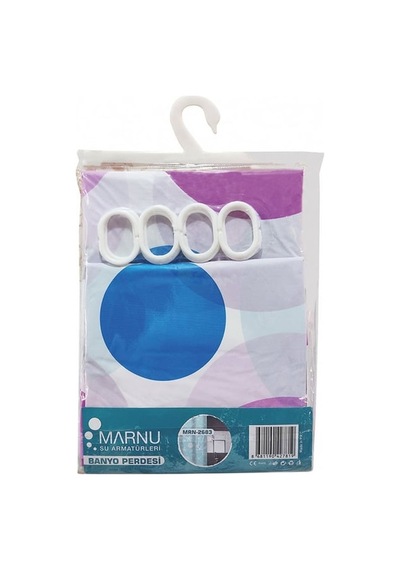 Knitex Marnu Banyo Perdesi Karma Renk 2683 Çok Renkli