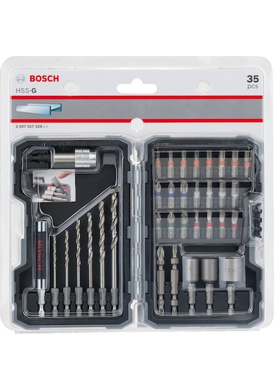 Bosch 35 Parça Metal Matkap Ucu Ve Bits Seti 2607017328