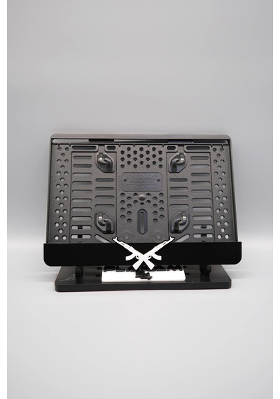 Çapraz Keleşler 3d Kabartmalı Pleksi Motor Plakalığı - 848647835