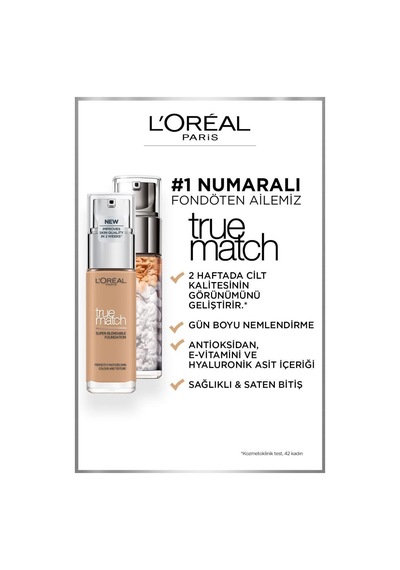 L'Oreal Paris True Match Bakım Yapan Fondöten 5N Sand