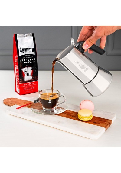 Bialetti - : 2 Cups Ocak Üstü Espresso Pişirici - 85ml - Gümüş Renk - Paslanmaz Çelik Gövde - Patentli Güvenlik Valfi - Tüm Ocak Türleri İçin Uygundur İndüksiyon Hariç Sku: Smg8690010153531