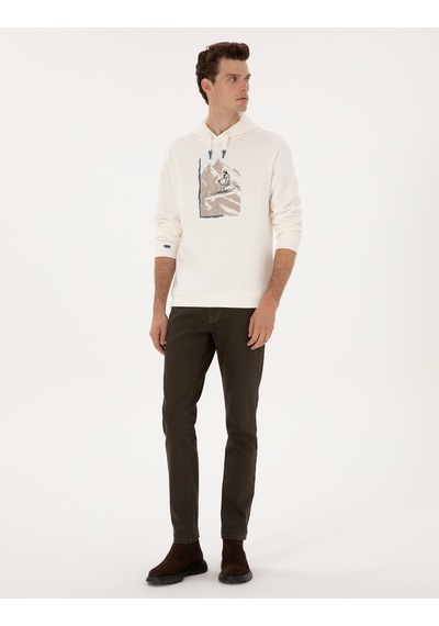 Pierre Cardin Kahverengi Slim Fit Jean Pantolon 50315302-vr163