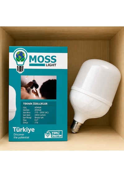 Moss Lıght 60w 5400 Lümen E27