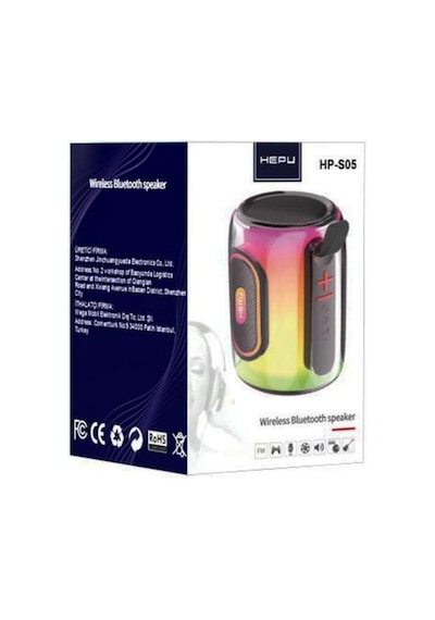 Hepu Hp-s05 15w Taşınabilir Kablosuz Bluetooth Hoparlör