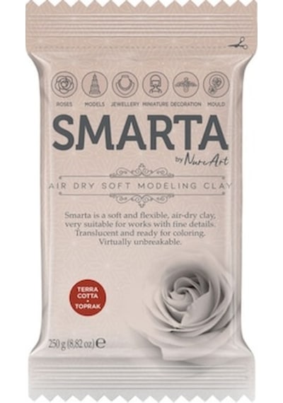Smarta Havayla Kuruyan Modelleme Hamuru 250 Gr. Toprak Rengi