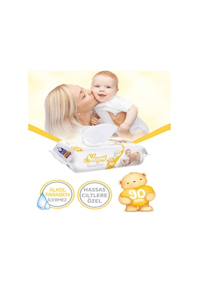 Sleepy Sensitive 90 Yaprak 12 Li Paket Islak Mendil