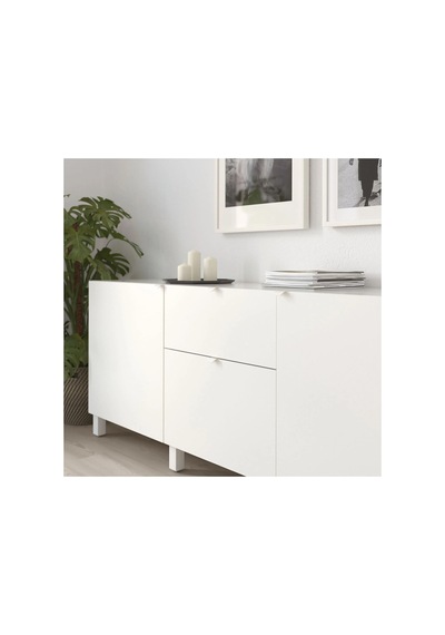 Ikea Bıllsbro 2'li Mobilya Kulpu 40 Mm Beyaz