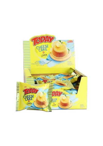 Today Limonlu Cheese Kek 45 Gr. 24 Adet (1 Kutu)