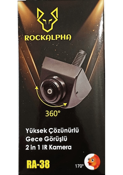 Pramit Geri Görüş Park Kamerası 1080p Ahd 170 Derece Balık Gözü 360 Dönen Ahd-cvbs Park Çizgi Ayarlı