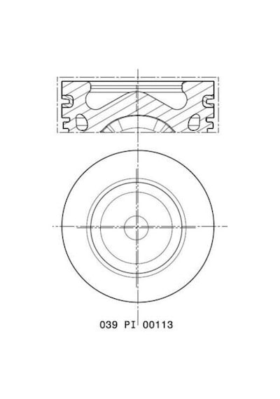 Piston Segman - Fiat Scudo - Mahle-motor-039pı00113002