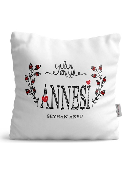 Kişiye Özel Yılın En Iyi Annesi Saten Yastık - 3