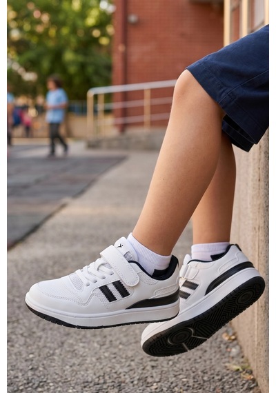 In Step Campus Unisex Beyaz Çocuk Spor Ayakkabı