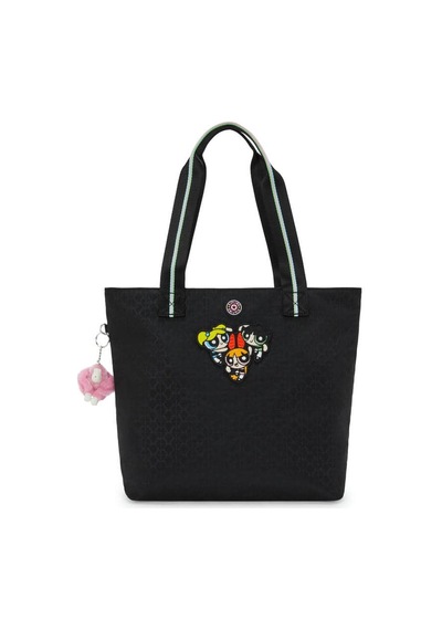 Kipling Hye Lap Büyük Boy Omuz Çantası Siyah