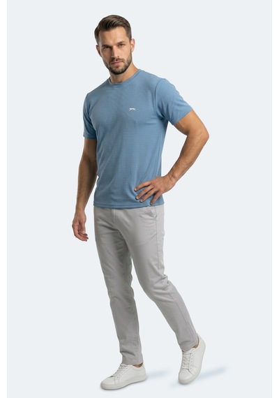 Slazenger Hıjack I Erkek Mavi Tişört