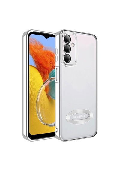 Galaxy M14 Kılıf Kamera Korumalı Logo Gösteren Zore Omega Kılıf
