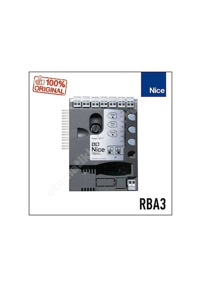 Nice Rba3 Yedek Kontrol Ünitesi (Robus 400/600/1000 - Run1500 Uyu