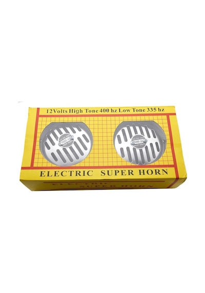 Hella Tip Korna Super Ton Nikelajlı Krom Korna 12V