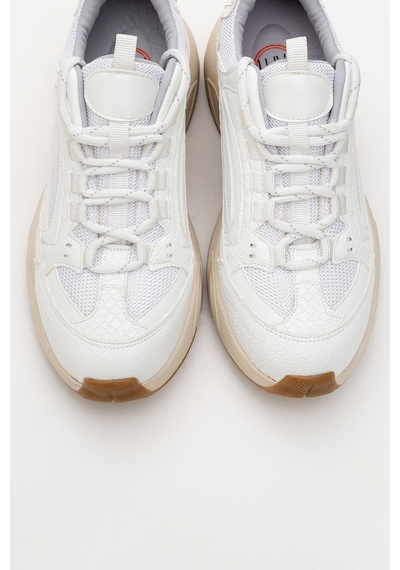 Luvishoes Luvi Shoes Letty Beyaz Baskı Fileli Kadın Spor Ayakkabı Beyaz