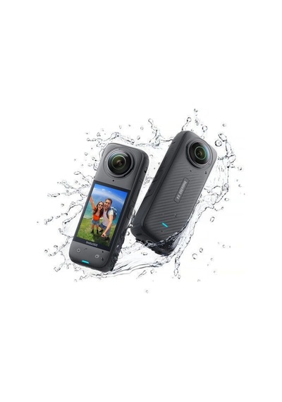 Insta360 X4 - Ultimate 360 8k Aksiyon Kamerası Siyah