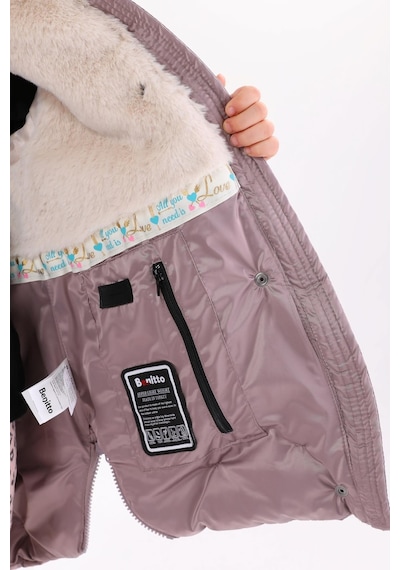 Benitto Kids Kız Çocuk Mont 51278-Lila