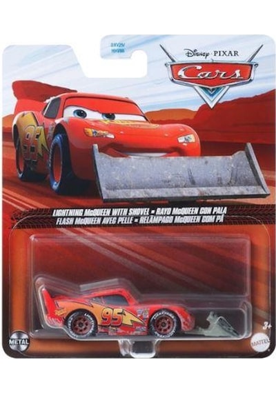 Disney Pıxar Cars Lıghtnıng Mcqueen Wıth Shovel Dxv29 / Hhv86 Fnv21 Çok Renkli