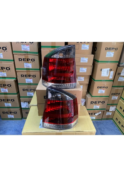 Opel Vectra C 2002-2008 Arası Depo Sağ Ve Sol Stop Lambası Takım Füme 1222695 / 1222692