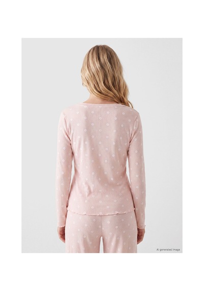 LC Waikiki Alıta Cıty Farkıyla Lcw Young Pembe Ribana Çiçekli Uzun Kollu Kadın Pijama Takım Pembe - 929503553 Pembe LC Waikiki Alıta Cıty Farkıyla Lcw Young Pembe Ribana Çiçekli Uzun Kollu Kadın Pijama Takım Pembe - 929503553 Pembe