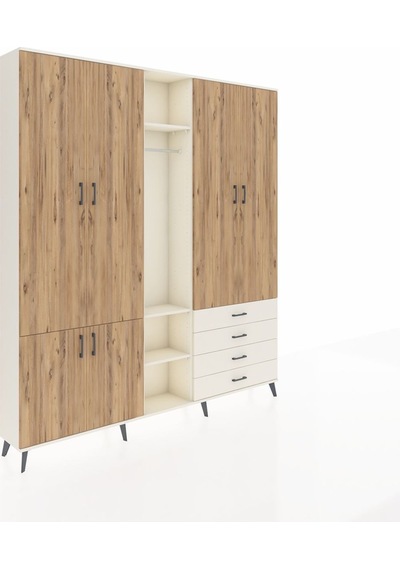 Arges Dolap 14 Raflı 4 Çekmeceli Tek Askılı 220x30x243 Aytaşı-çam/aytaşı Atlas Çam/aytası Arges Dolap 14 Raflı 4 Çekmeceli Tek Askılı 220x30x243 Aytaşı-çam/aytaşı Atlas Çam/aytası