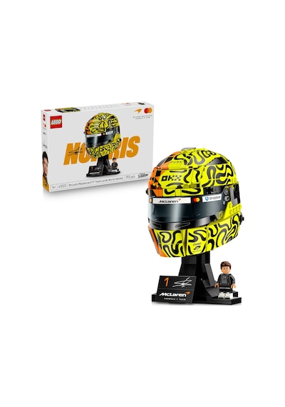 LEGO® Editions McLaren Mastercard F1® Team Lando Norris Kaskı 43023 - 14+ için Minifigür İçeren Oyuncak Yapım Seti (793 Parça)