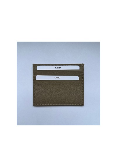 Shop Hakiki Deri Unisex Kartlık, Çift Taraflı, Orta Bölmeli, Küçük Boy Koyu Vizon 3 - 931991641 Koyu Vizon 3