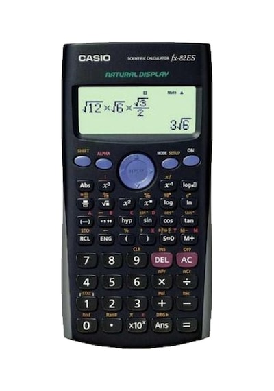 Casio Hesap Makinesi Bilimsel 252 Fonksiyonlu Fx-82es Plus Siyah