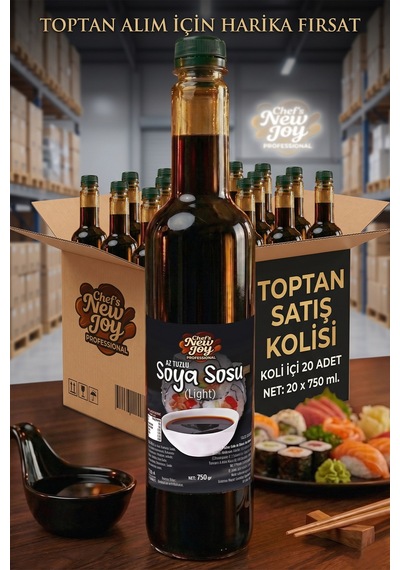 Tuzu Azaltılmış Soya Sosu 750 Ml X 20 Adet - 1 Koli Koli Bazlı Avantaj Paketi