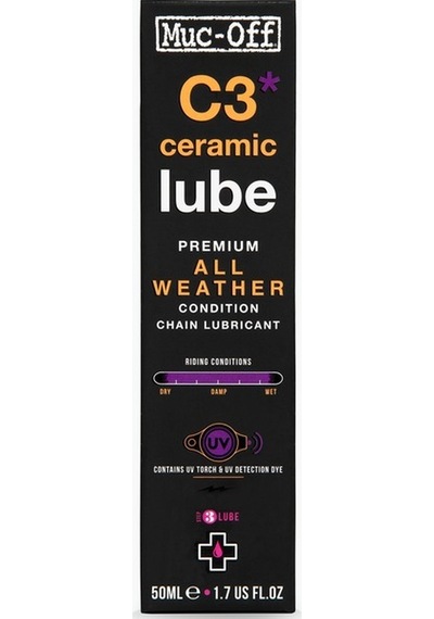 Muc-off C3 Seramik Allweather Bisiklet Zincir Yağı 300ml 225075 Siyah