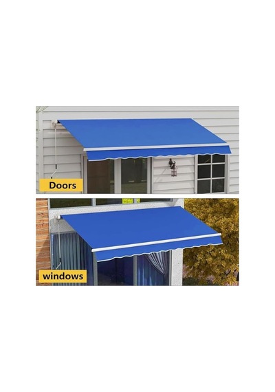 Bu Yedek Bahçe Tentesi 6,5 X 5 Ft / 200 X 150 Cm %100 Polyester Tente, Güneşlik, Teras, Balkon Uv Koruması Veranda Tente Yedek Brandası 4,5 X 3 M 14 Diğer