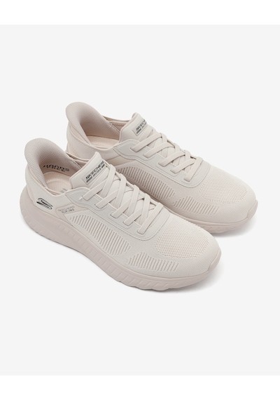 Skechers Bobs Squad Chaos Solıd Step Erkek Beyaz Spor Ayakkabı 118312 Ofwt Beyaz