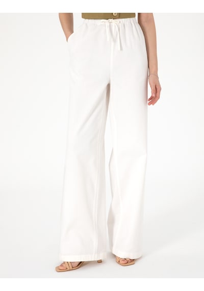 Pierre Cardin Kadın Beyaz Pantolon Kanvas-chino 50313136-vr013 Beyaz